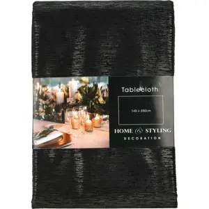 Produkt Vánoční ubrus Velvett černá, 250 x 145 cm