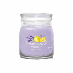 Produkt Yankee Candle vonná svíčka Signature ve skle střední Lemon Lavender, 368 g