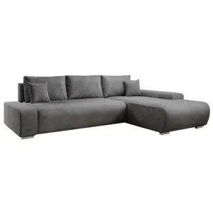 Juskys Sofa Iseo levé provedení – tmavě šedá