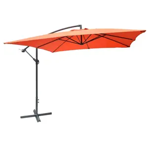 Produkt Rojaplast Slunečník kovový 8080 - 270 x 270 cm -  terracota