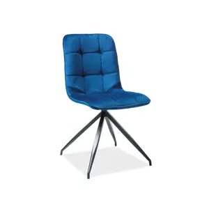 Produkt Signal Židle TEXO VELVET černý rám / granátová BLUVEL 86