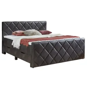 Sun garden Kontinentální postel BOXSPRING CHESTER BX2200 180x200 cm - antracit