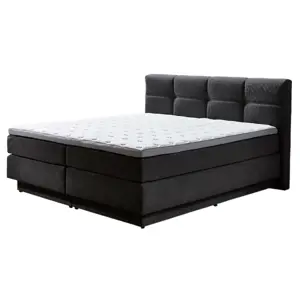 Sun garden Kontinentální postel BOXSPRING PORTAGE BX2110 180x200 cm - tmavě šedá