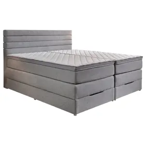 Produkt Sun garden Kontinentální postel BOXSPRING VERNON BX1920 180x200 cm - šedá