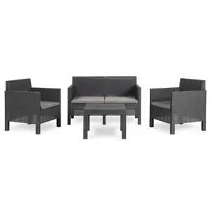 TOOMAX PENELOPE 4 SEATER zahradní plastový set - grafit