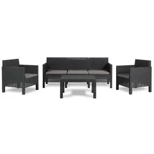 TOOMAX PENELOPE 5 SEATER zahradní plastový set - grafit