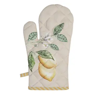 Produkt Bavlněná kuchyňská chňapka s citronem Lemons & Leafs - 16*30 cm Clayre & Eef