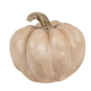 Produkt Béžová antik dekorace dýně Pumpkin Carbassa - Ø 14*12 cm  Clayre & Eef