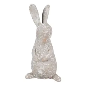 Produkt Béžová antik dekorace socha králík - 15*12*31 cm Clayre & Eef
