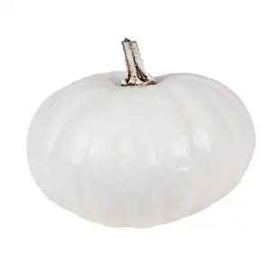 Produkt Bílá antik dekorace dýně Pumpkin Carbassa - Ø 17*13 cm  Clayre & Eef