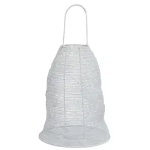 Produkt Bílá drátěná lucerna Gauze white - Ø 40*48 cm J-Line by Jolipa