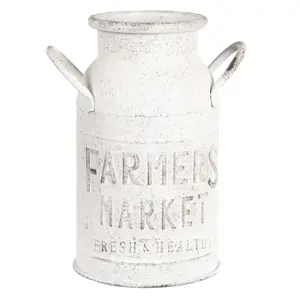 Produkt Bílá konev Farmers market - 15*26 cm Clayre & Eef