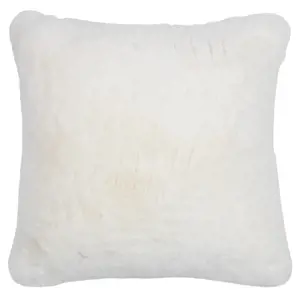 Produkt Bílý plyšový měkoučký polštář Soft Teddy White Off - 45*15*45cm  Mars & More