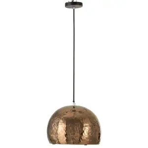 Produkt Bronzové keramické stropní světlo Globe bronze - Ø 30*132 cm J-Line by Jolipa