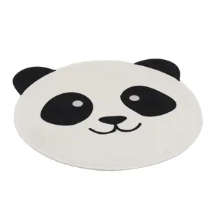Produkt Černo-bílý kobereček Panda - 70*67 cm J-Line by Jolipa