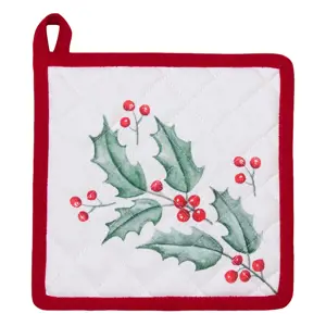 Produkt Chňapka - podložka Holly Christmas - 20*20 cm Clayre & Eef