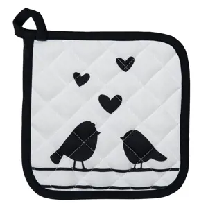 Produkt Chňapka - podložka s ptáčky Love Birds - 20*20 cm Clayre & Eef