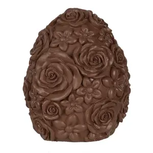 Produkt Dekorace čokoládové vejce s květy Egg - Ø 11*14 cm Clayre & Eef