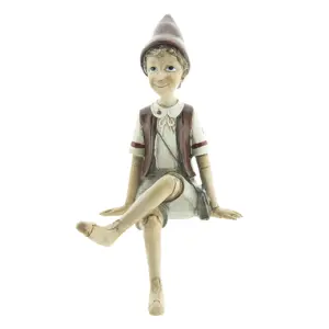 Produkt Dekorace sedící Pinocchio - 13*12*23 cm Clayre & Eef