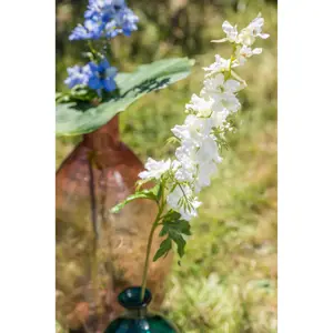 Produkt Dekorace umělá bílá květina Delphinium white - 10*10*94 cm J-Line by Jolipa