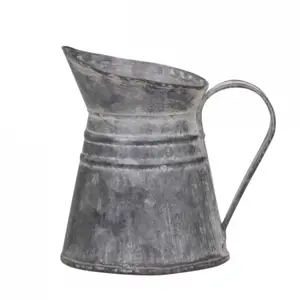 Produkt Dekorační plechový retro džbánek Joug - Ø 10*8 cm Chic Antique