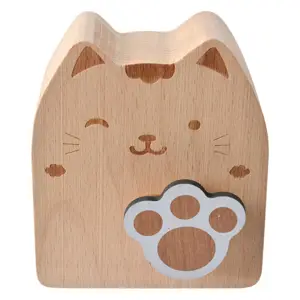 Produkt Dřevěná natahovací hrací skříňka kočička Kitty - 7*4*8 cm  Clayre & Eef