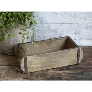 Produkt Dřevěná přírodní retro bedýnka Brick old - 30*15*10 cm Chic Antique