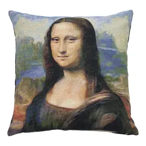 Produkt Gobelínový polštář Leonardo da Vinci Mona Lisa - 45*45*15cm Mars & More