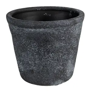 Produkt Granitový antik keramický obal na květináč Granit M - Ø12*10 cm Clayre & Eef