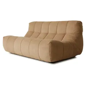 Produkt Hnědá manžestrová pěnová lenoška Lazy Lounge L - 158*105*75 cm   HKLIVING