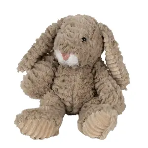 Produkt Hnědá plyšová dekorace hračka králík Rabbit - 17*20*21 cm Clayre & Eef