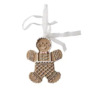 Produkt Hnědá vánoční ozdoba Perníček Gingerbread - 6*1*8 cm Clayre & Eef