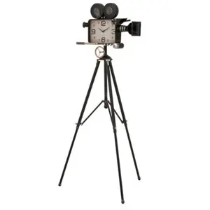 Produkt Hodiny v designu retro kamery na stativu - 70*70*153 cm J-Line by Jolipa
