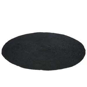 Produkt Jutový černý koberec Blackin - Ø 150 cm J-Line by Jolipa