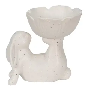 Produkt Keramická dekorační miska s králíčkem - 15*11*14 cm Clayre & Eef
