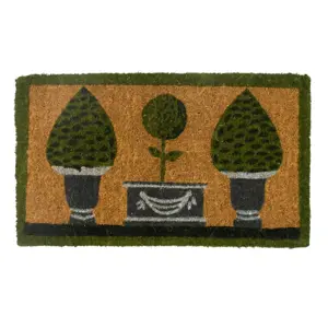 Produkt Kokosová rohož ručně vyrobená 3 topiary - 75*45*3cm Mars & More