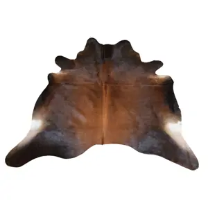 Koňakový koberec z hovězí kůže Cowhide cognac - 200*0,5*240cm/3-4m² J-Line by Jolipa