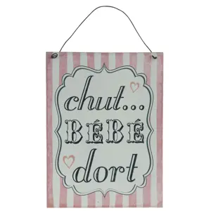 Produkt Kovová cedule Chut Bebe - 20*15 cm Clayre & Eef