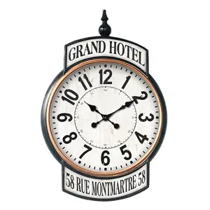 Produkt Kovové nástěnné hodiny Grand Hotel - 62*6*93 cm Clayre & Eef