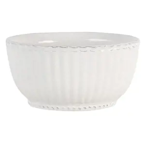 Krémová miska Pure Line - Ø 14*7 cm Clayre & Eef