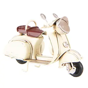 Produkt Krémový antik mini retro model Scooter - 12*5*8 cm Clayre & Eef