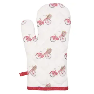 Produkt Kuchyňská bavlněná rukavice Red Bicycle - 16*30 cm Clayre & Eef