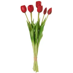 Produkt Kytice 7ks červených realistických tulipánů Tulips - 45cm J-Line by Jolipa