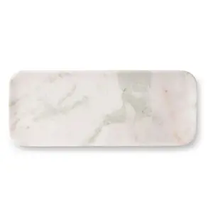 Luxusní bílý mramorový podnos  Marble white - 30*12*1,5cm   HKLIVING