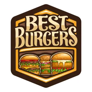 Nástěnná kovová cedule Best Burgers - 38*1*45 cm Clayre & Eef