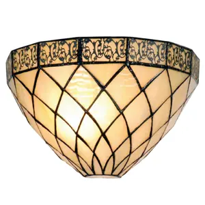 Produkt Nástěnná lampa Tiffany - 30*15*20 cm 1x E14 / Max 40W Clayre & Eef