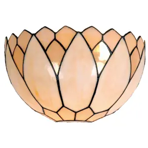 Produkt Nástěnná lampa Tiffany Pivoine - 30*15*20 cm 1x E14 / Max 40W Clayre & Eef