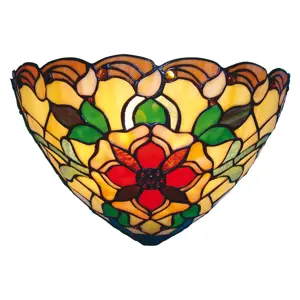 Produkt Nástěnná lampa Tiffany Rosemonde - 30*15*20 cm 1x E14 / Max 40W Clayre & Eef