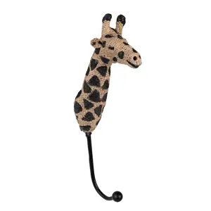 Produkt Nástěnný háček s žirafou Giraffe - 5*9*25 cm Clayre & Eef