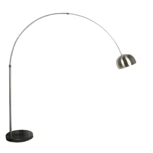 Oblouková lampa Zenia z nerezové oceli – 220*Ø 34*220 cm E27/max Clayre & Eef